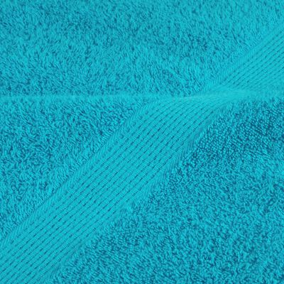 vidaXL Premium Guest Towels SOLUND 2 pcs Turquoise 30x50 cm 600 gsm