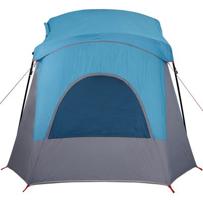 vidaXL Camping Tent Cabin 5-Person Blue Waterproof