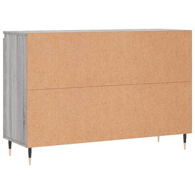 vidaXL Sideboard Grey Sonoma 104x35x70 cm Engineered Wood