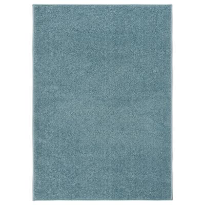 vidaXL Rug Short Pile 120x170 cm Blue