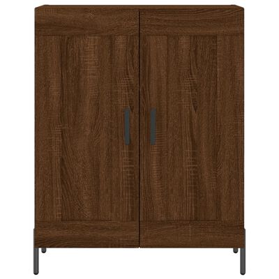 vidaXL Sideboard Brown Oak 69.5x34x90 cm Engineered Wood