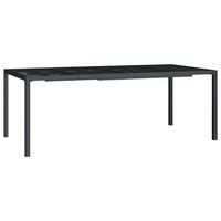 vidaXL Garden Table Anthracite 200x100x72 cm Steel