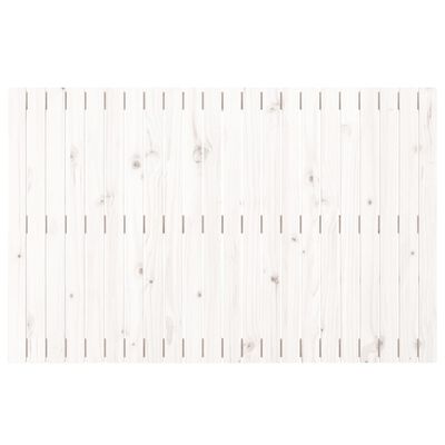 vidaXL Wall Headboard White 140x3x90 cm Solid Wood Pine