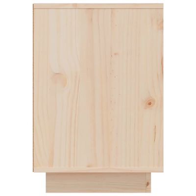 vidaXL Bedside Cabinet 50x34x50 cm Solid Wood Pine