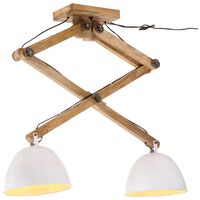 vidaXL Ceiling Lamp 25 W White 29x18x85 cm E27