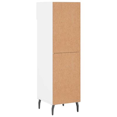 vidaXL Shoe Cabinet High Gloss White 30x35x105 cm Engineered Wood