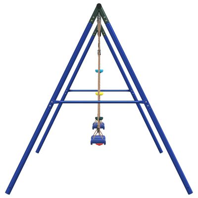 vidaXL Outdoor Swing Set with Swings and Disc Swing