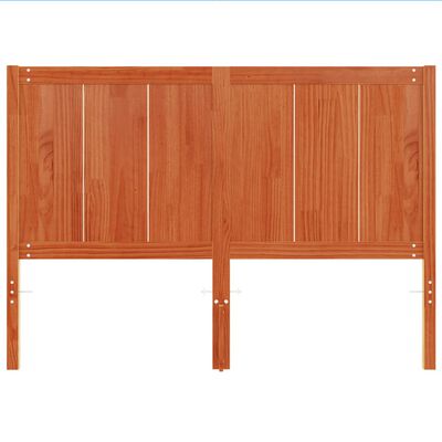 vidaXL Headboard Wax Brown 150 cm Solid Wood Pine