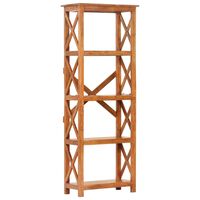 vidaXL Bookshelf 60x30x160 cm Solid Acacia Wood Honey Finish