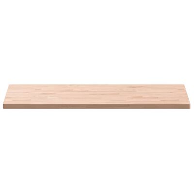 vidaXL Table Top 100x50x2.5 cm Rectangular Solid Wood Beech