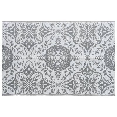 vidaXL Outdoor Carpet Light Grey 120x180 cm PP