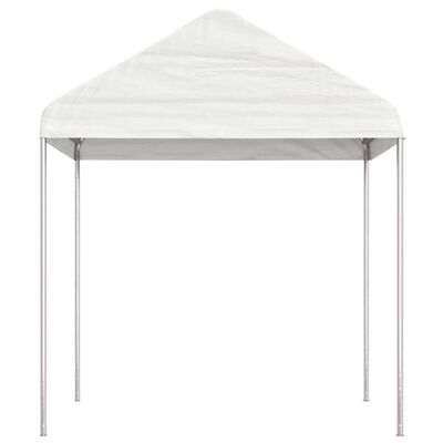 vidaXL Gazebo with Roof White 17.84x2.28x2.69 m Polyethylene