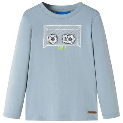 Kids' T-shirt with Long Sleeves Light Blue 140