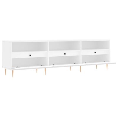 vidaXL TV Cabinet White 150x30x44.5 cm Engineered Wood