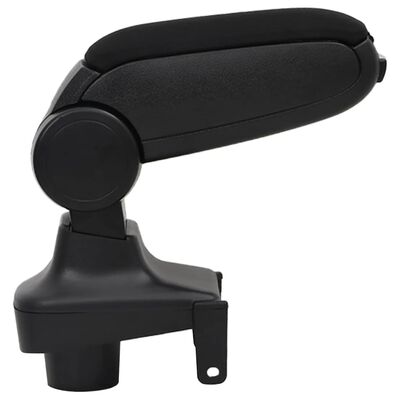 vidaXL Car Armrest Black 15x35x(30-47) cm ABS