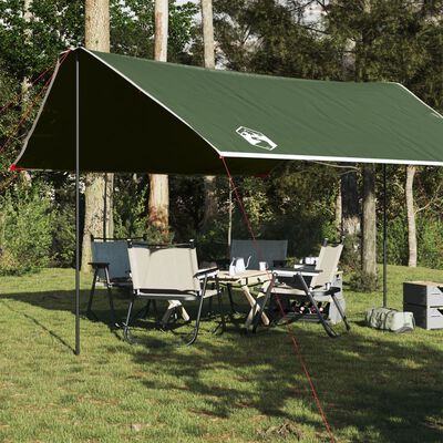 vidaXL Camping Tarp Green 430x380x210 cm Waterproof