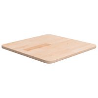 vidaXL Square Table Top 40x40x1.5 cm Untreated Solid Wood Oak