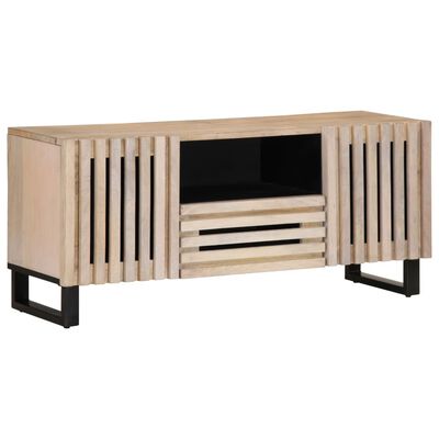 vidaXL TV Cabinet 100x34x46 cm Solid Wood Mango