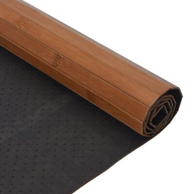 vidaXL Rug Rectangular Brown 100x300 cm Bamboo