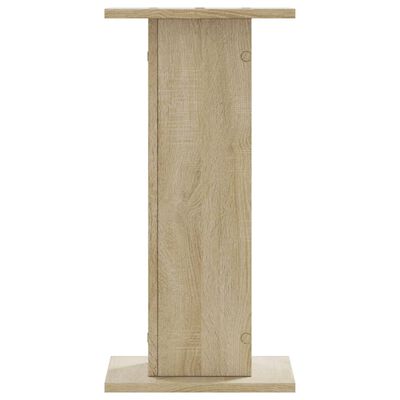 vidaXL Plant Stands 2 pcs Sonoma Oak 30x30x60 cm Engineered Wood