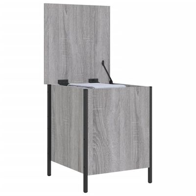 vidaXL Storage Bench Grey Sonoma 40x42.5x50 cm Engineered Wood