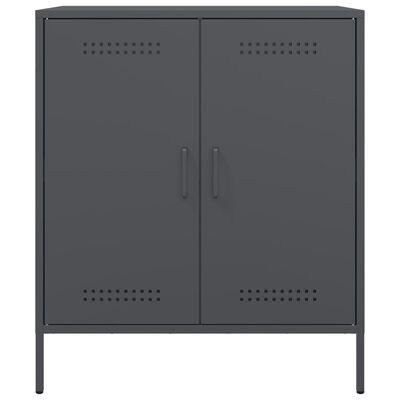 vidaXL Sideboard Anthracite 68x39x79 cm Steel