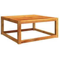 vidaXL Garden Table 65x65x29 cm Solid Wood Acacia