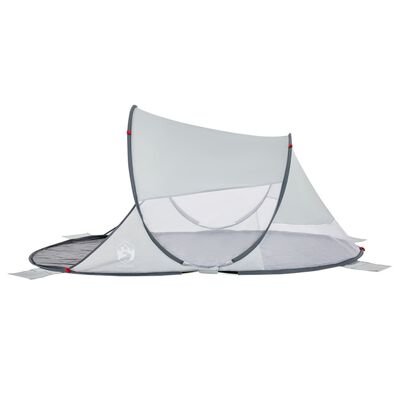 vidaXL Beach Tent Grey Pop-up Waterproof