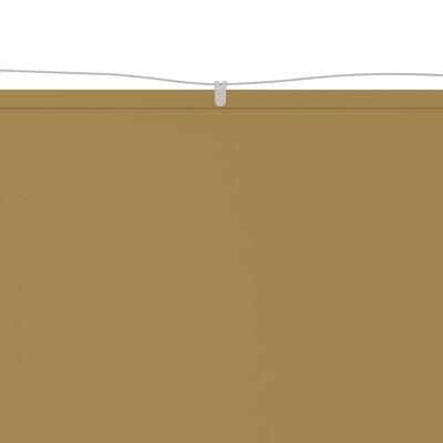 vidaXL Vertical Awning Beige 140x420 cm Oxford Fabric