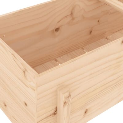 vidaXL Garden Raised Bed 121x50x57 cm Solid Wood Pine