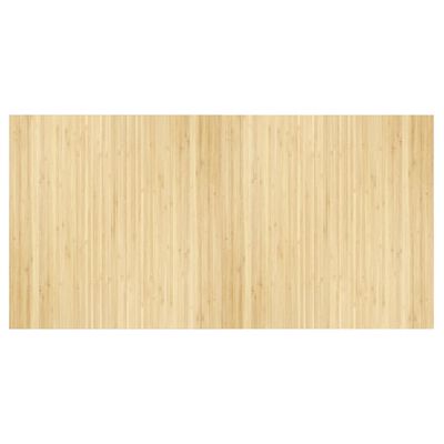 vidaXL Rug Rectangular Light Nature 100x200 cm Bamboo