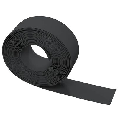 vidaXL Garden Edging Black 10 m 20 cm Polyethylene