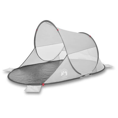 vidaXL Beach Tent Grey Pop-up Waterproof