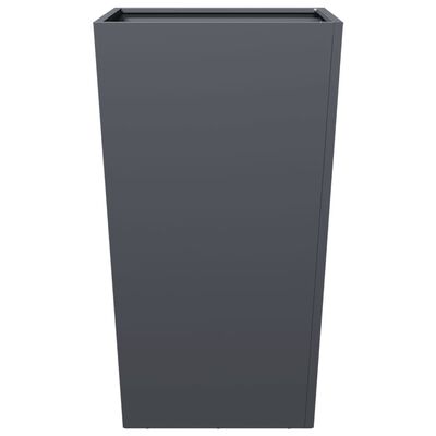 vidaXL Garden Planter Anthracite 45x45x75 cm Steel