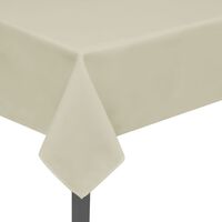 vidaXL Tablecloths 5 pcs Cream 170x130 cm