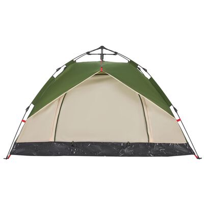 vidaXL Camping Tent Dome 2-Person Green Quick Release