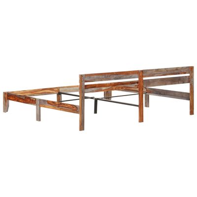 vidaXL Bed Frame without Mattress Solid Wood 200x200 cm