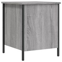 vidaXL Storage Bench Grey Sonoma 40x42.5x50 cm Engineered Wood