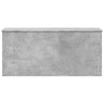 vidaXL Storage Box Concrete Grey 100x42x46 cm Engineered Wood