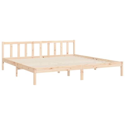 vidaXL Bed Frame without Mattress Solid Wood Pine