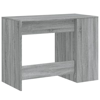 vidaXL Desk Grey Sonoma 102x50x75 cm Engineered Wood