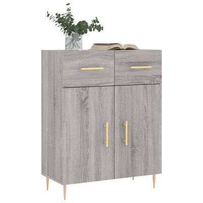 vidaXL Sideboard Grey Sonoma 69.5x34x90 cm Engineered Wood