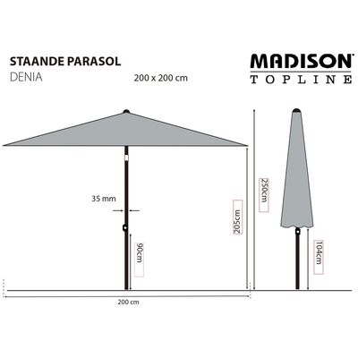 Madison Garden Parasol Elba 300 cm Ecru