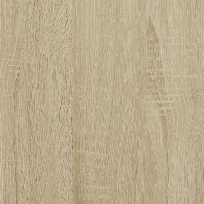 vidaXL Wardrobe Sonoma Oak 77x48x102 cm Engineered Wood