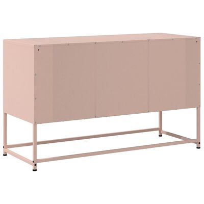 vidaXL TV Cabinet Pink 100.5x39x60.5 cm Steel