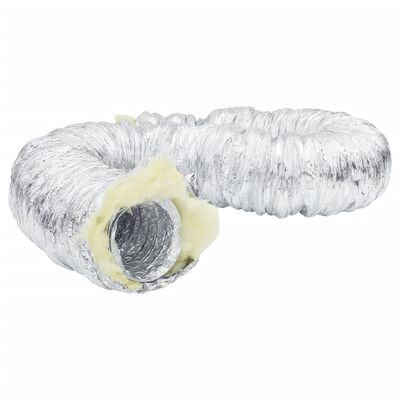 vidaXL Ventilation Duct Insulated Aluminium 6 m Ø10 cm