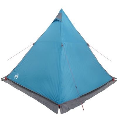 vidaXL Family Tent Tipi 6-Person Blue Waterproof