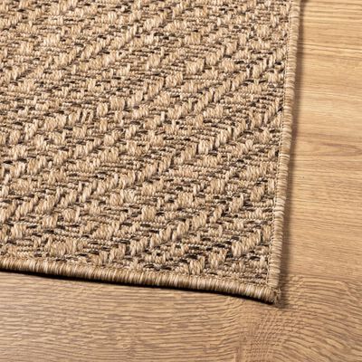 vidaXL Rug ZIZUR 160x230 cm Jute Look Indoor and Outdoor