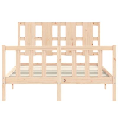 vidaXL Bed Frame without Mattress 120x200 cm Solid Wood Pine