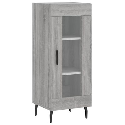 vidaXL Highboard Grey Sonoma 34.5x34x180 cm Engineered Wood